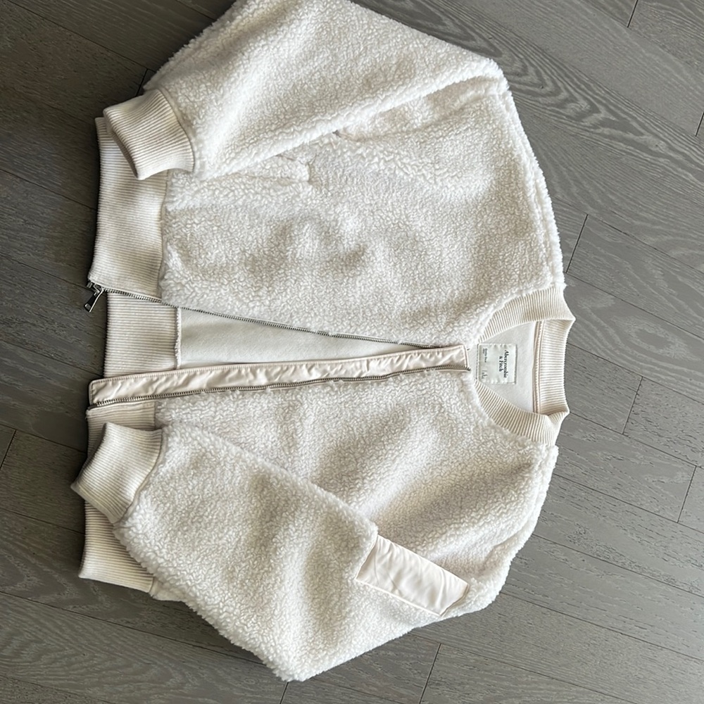 White Sherpa jacket